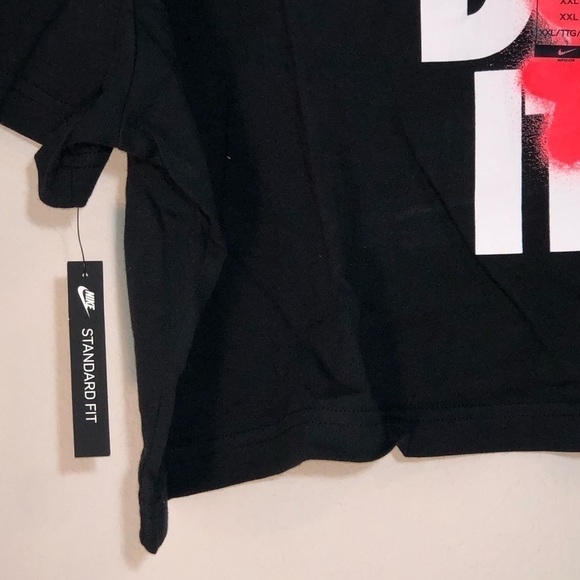 NWT Nike Sportswear Women's Feminism Black Rebel Cropped T-Shirt size XXL - Picture 5 of 10